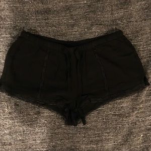 Black Lace Shorts